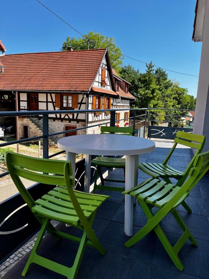 Elsasslogie Im Winzerdorf Apartment Cleebourg Bagian luar foto